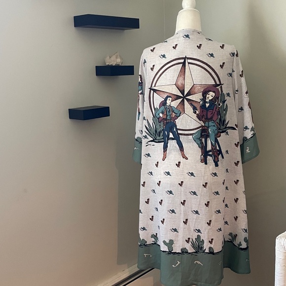 Tasha Polizzi Duster Cowgirl Print - Picture 3 of 7